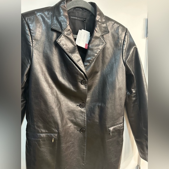 RUDSAK Collection Classic Black Leather Jacket - Picture 2 of 10
